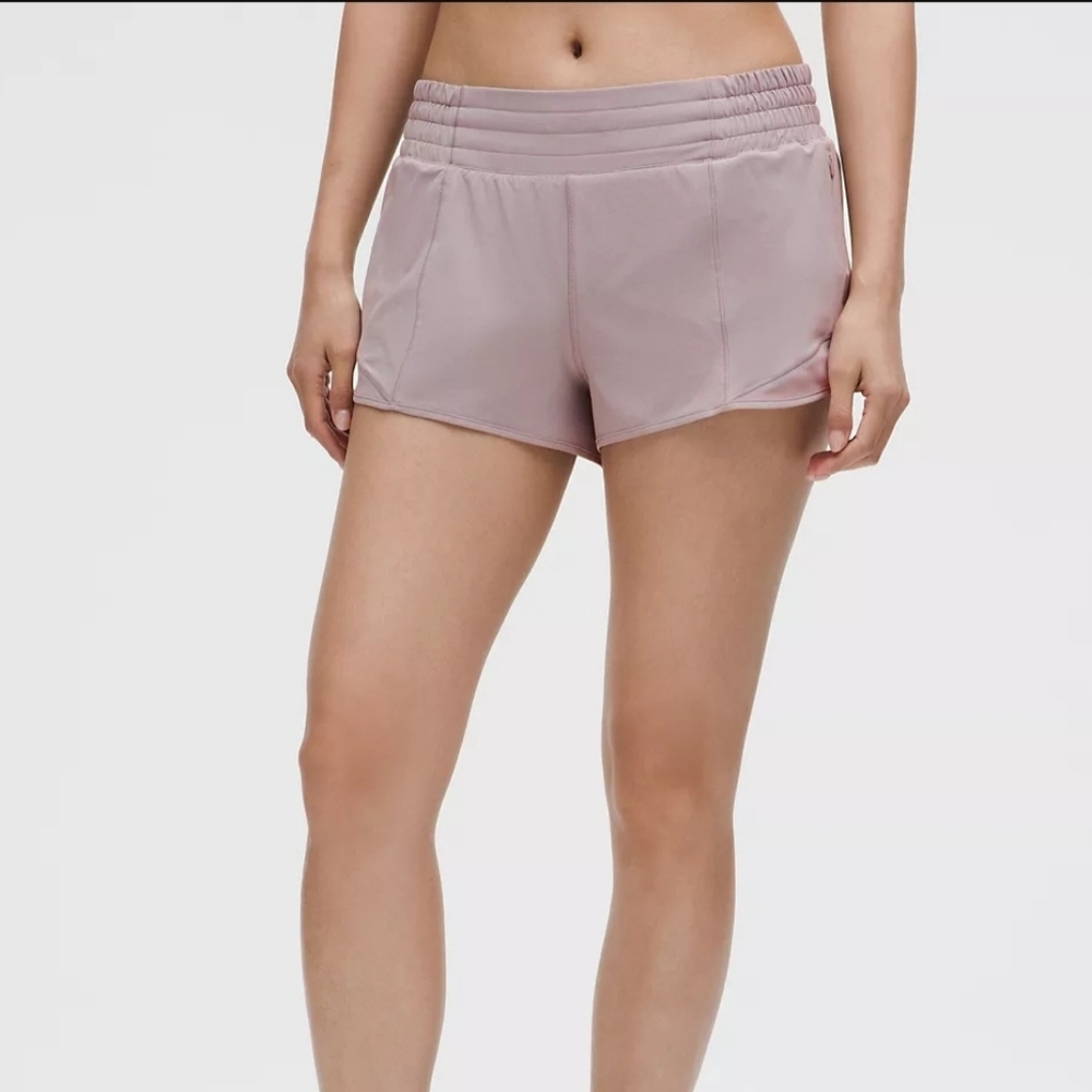 Lululemon Athletica Muave Grey Athletic Shorts